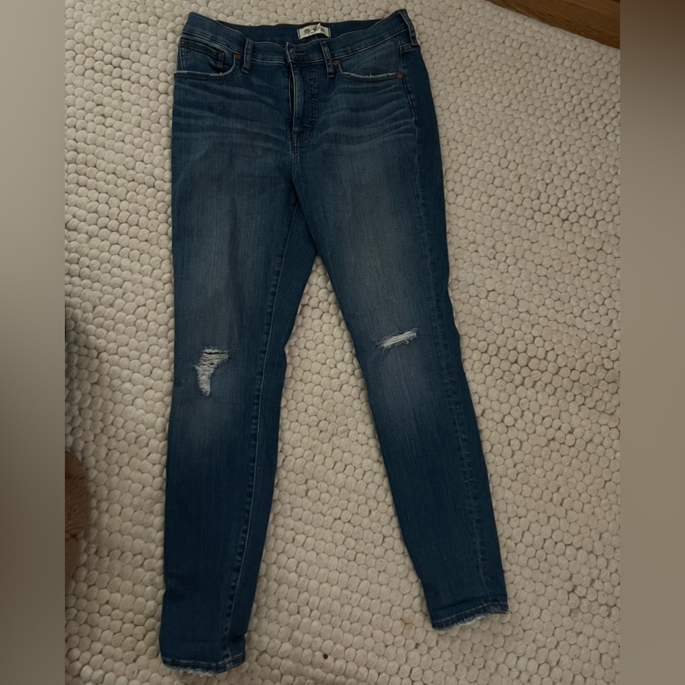 Madewell mid rise skinny jeans